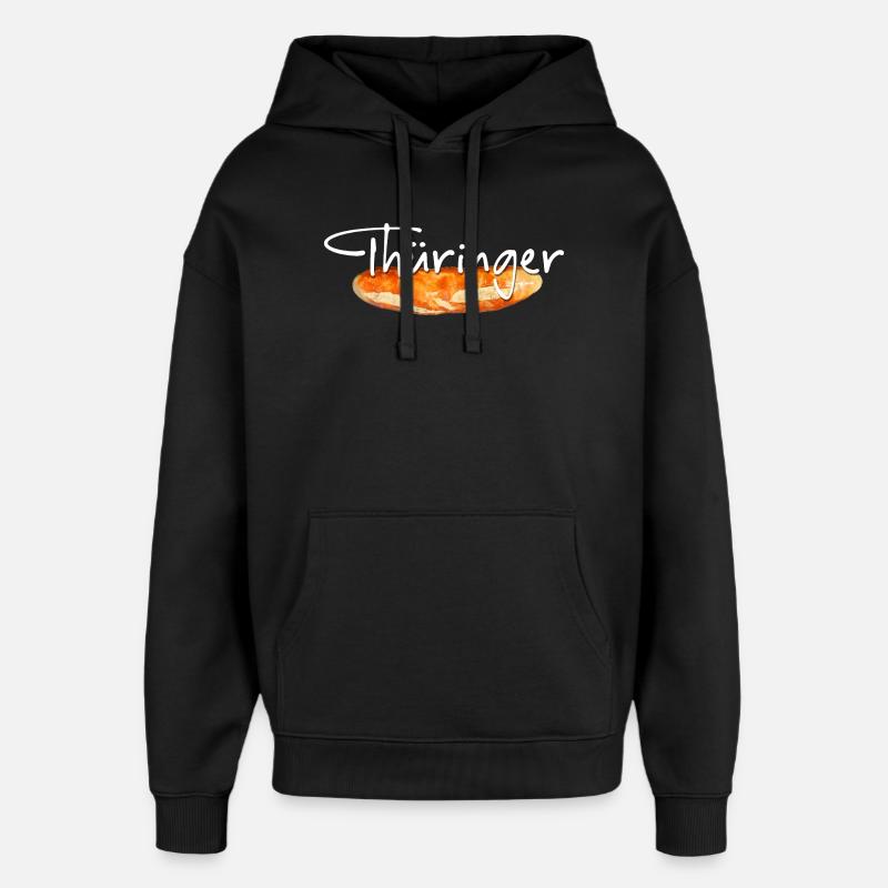 Thüringer Bratwurst - Oversized Unisex Hoodie von Stanley/Stella - Schwarz