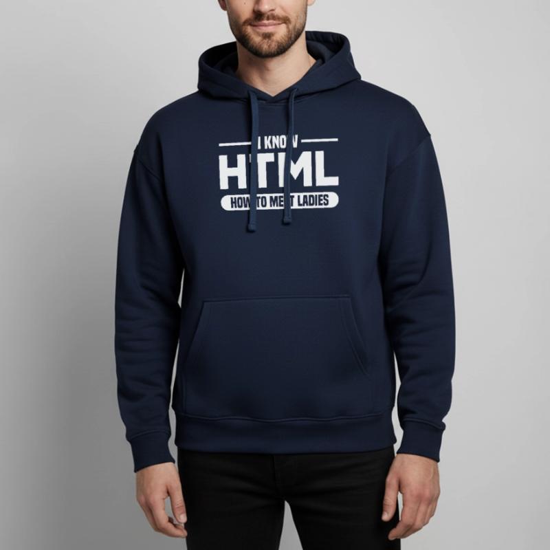 HTML Humor Code Programmierer Spruch Oversized Unisex Hoodie von Stanley/Stella