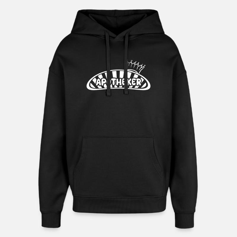 pharmacien - Sweat à capuche unisexe Stanley/Stella Oversized - noir