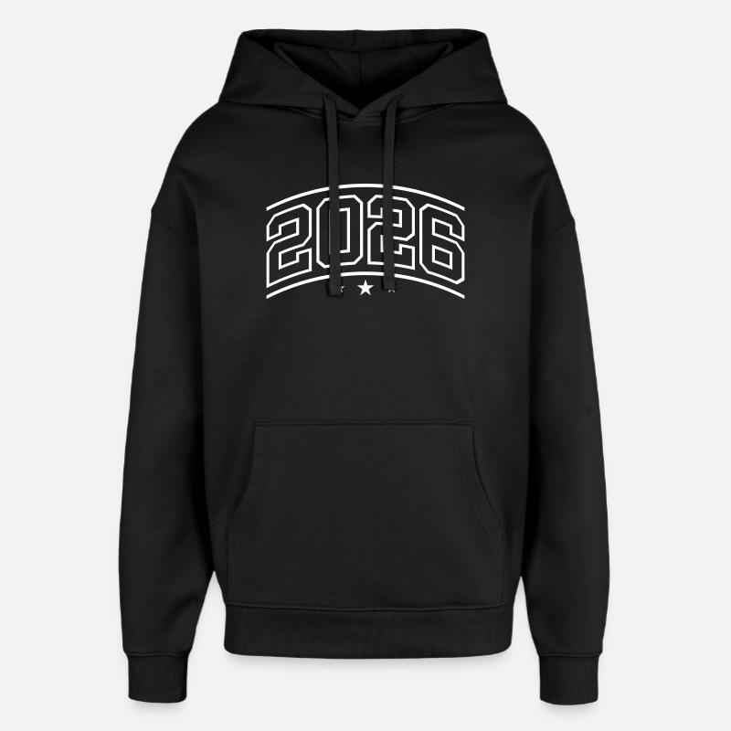 2026 Element - Oversized Unisex Hoodie by Stanley/Stella - black