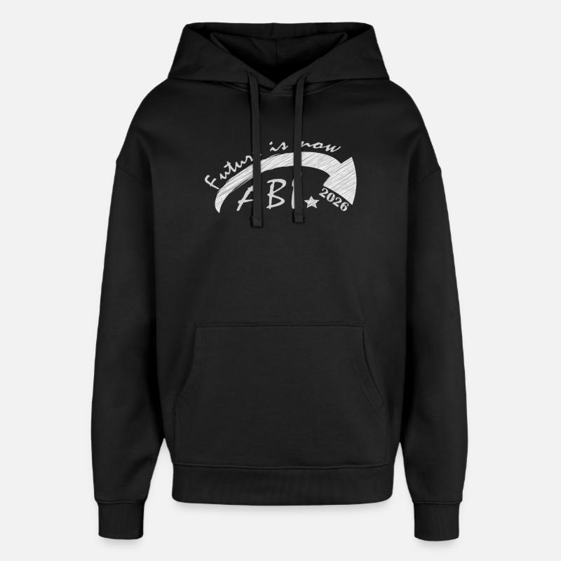 Abitur 2026 - Sweat à capuche unisexe Stanley/Stella Oversized - noir