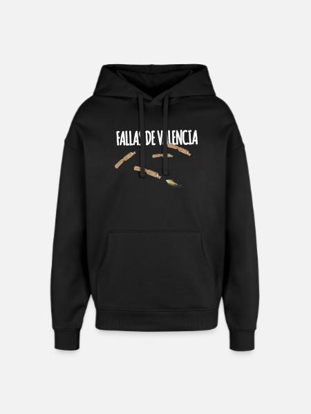 Fallas De Valencia Trueno - Oversized Unisex Hoodie by Stanley/Stella - black