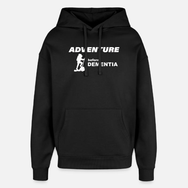 AVENTURE D’ESCALADE - Sweat à capuche unisexe Stanley/Stella Oversized - noir