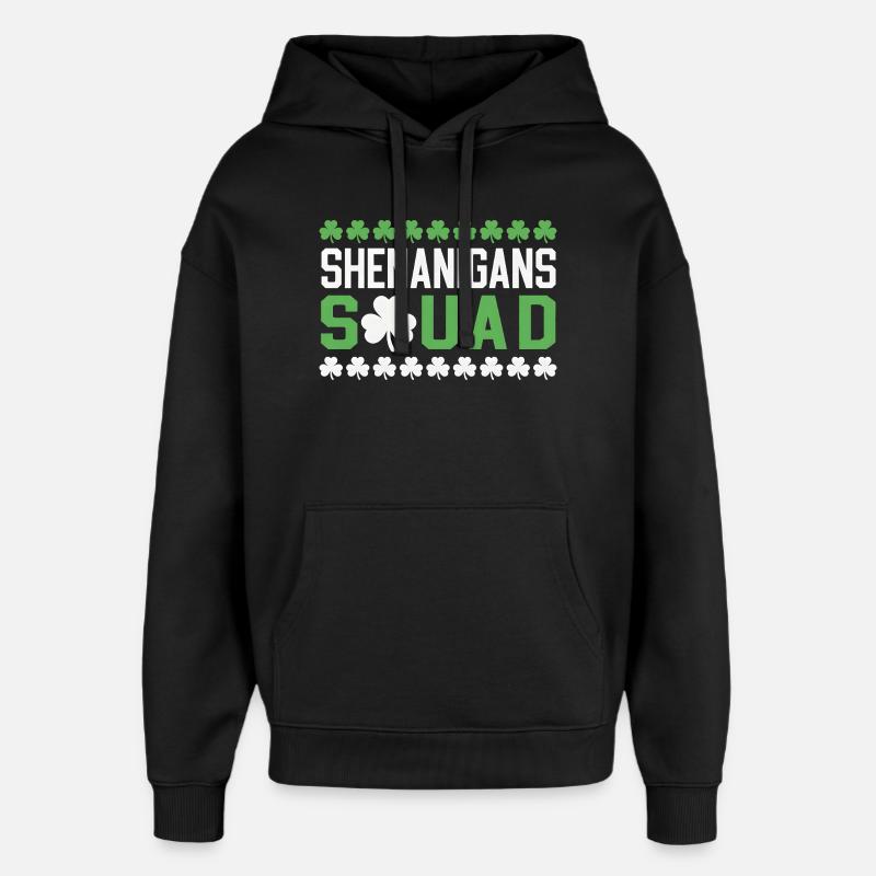 Équipe des Manigances - Sweat à capuche unisexe Stanley/Stella Oversized - noir
