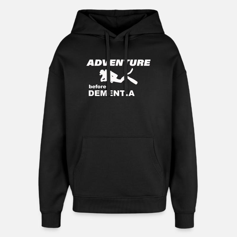 AVENTURE DE PLONGÉE - Sweat à capuche unisexe Stanley/Stella Oversized - noir