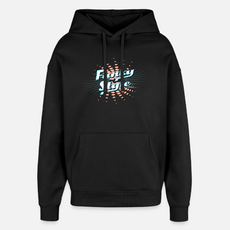 Funky Style - Oversized Unisex Hoodie von Stanley/Stella - Schwarz