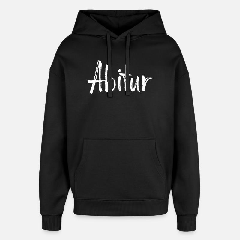 Conception des lettres manuelles de l’Abitur - Sweat à capuche unisexe Stanley/Stella Oversized - noir