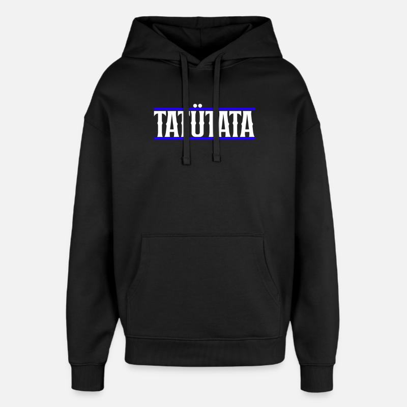 Tatuetata_- - Sweat à capuche unisexe Stanley/Stella Oversized - noir