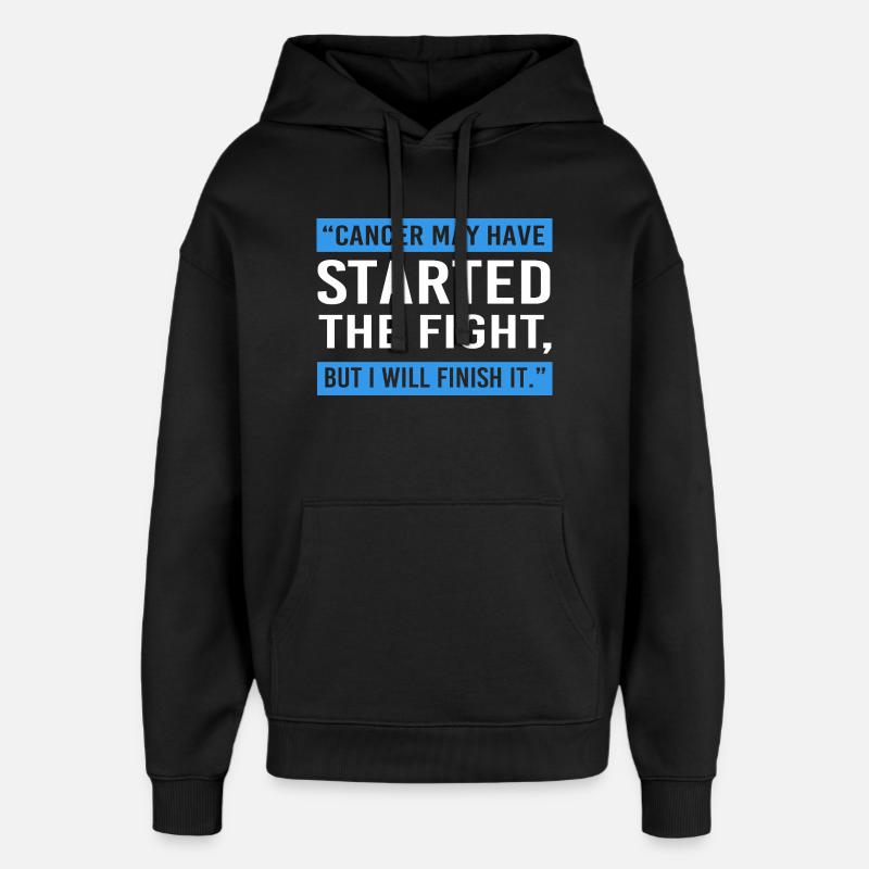 Darm Krebs Dickdarm - Oversized Unisex Hoodie von Stanley/Stella - Schwarz