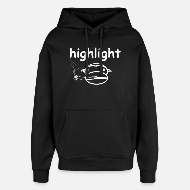 HIGHLIGHT - Oversized Unisex Hoodie von Stanley/Stella - Schwarz