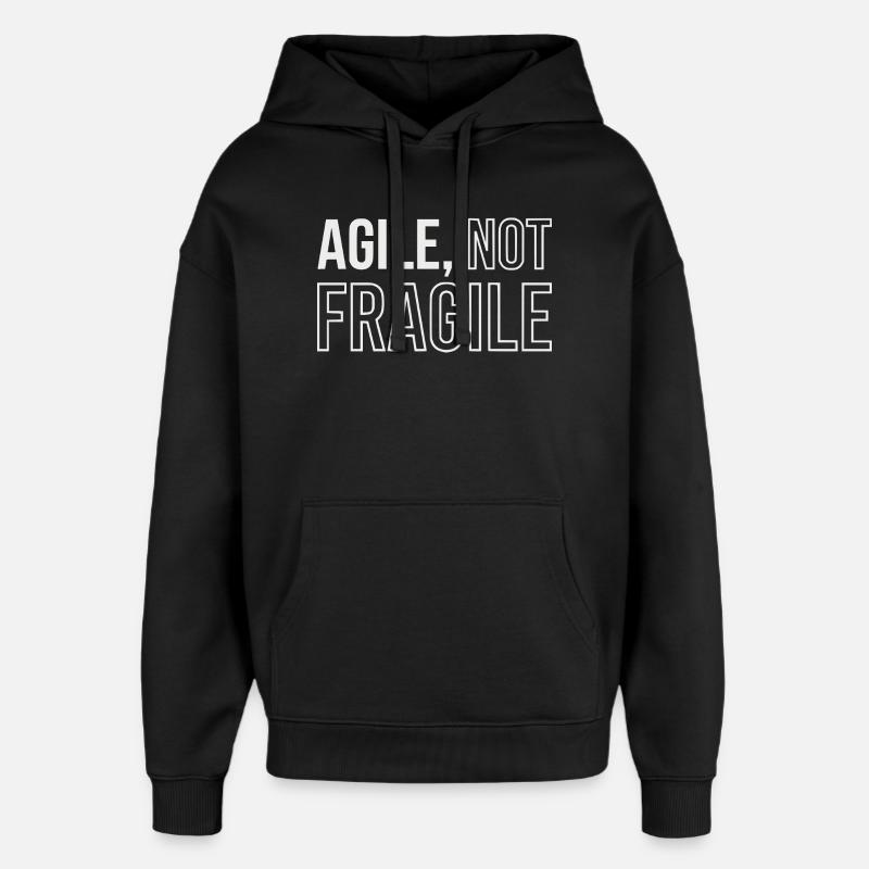 Agile Development, Scrum Coach Hoodie - Oversized Unisex Hoodie von Stanley/Stella - Schwarz
