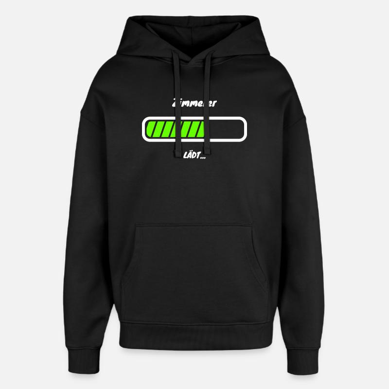 Zimmerer Handwerker Beruf Witziger Spruch - Oversized Unisex Hoodie von Stanley/Stella - Schwarz