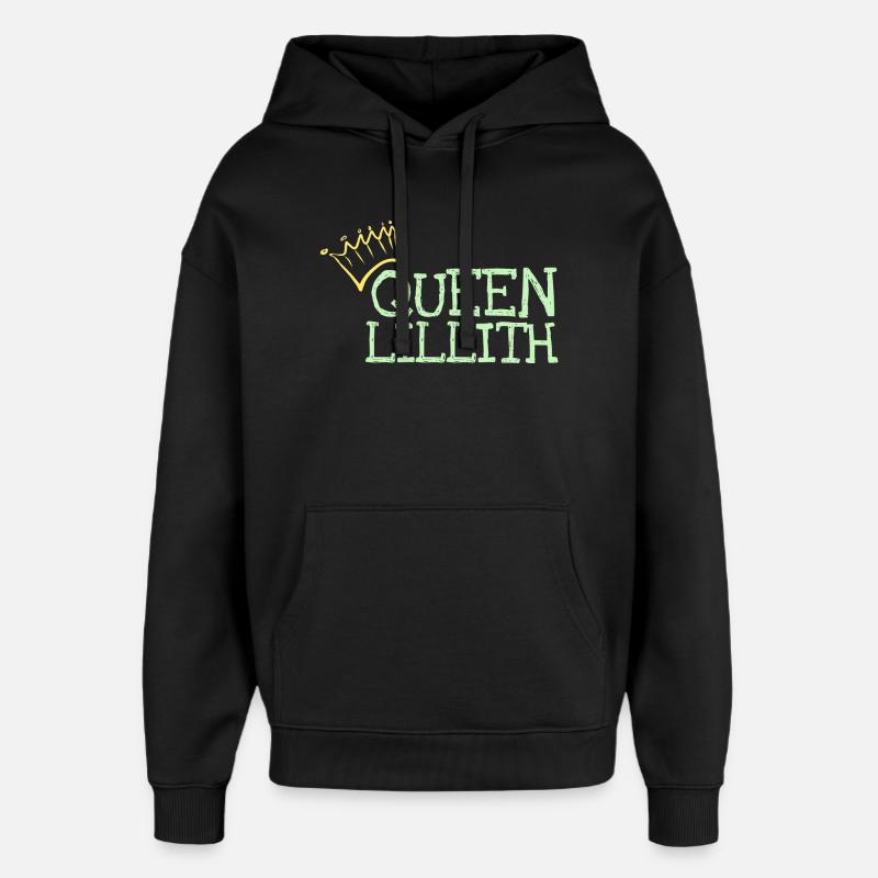 Lillith - Sweat à capuche unisexe Stanley/Stella Oversized - noir