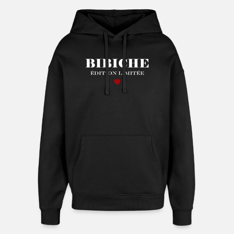 Bibiche - Oversized Unisex Hoodie von Stanley/Stella - Schwarz