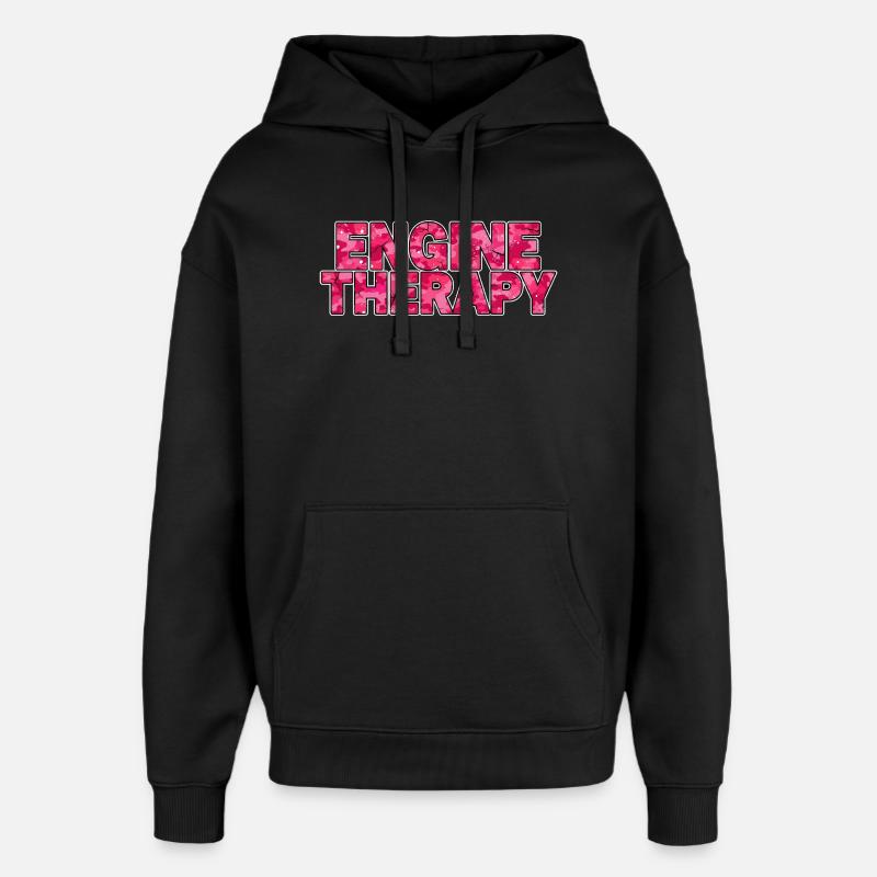 Engine Therapy Car Szene Style - Oversized Unisex Hoodie von Stanley/Stella - Schwarz