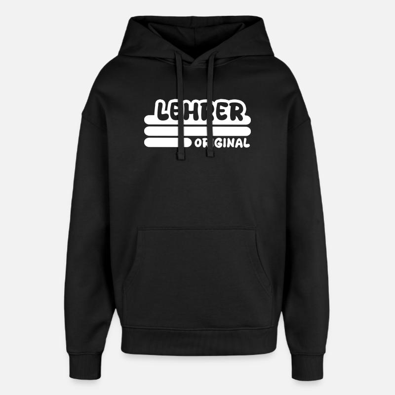 Dire l’enseignant - Sweat à capuche unisexe Stanley/Stella Oversized - noir