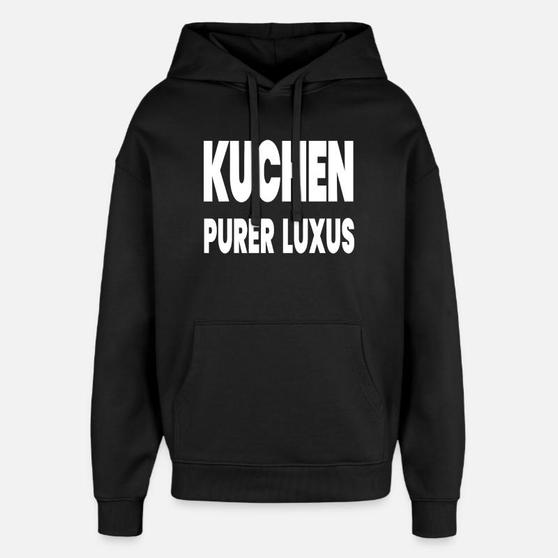 Gâteau - Sweat à capuche unisexe Stanley/Stella Oversized - noir