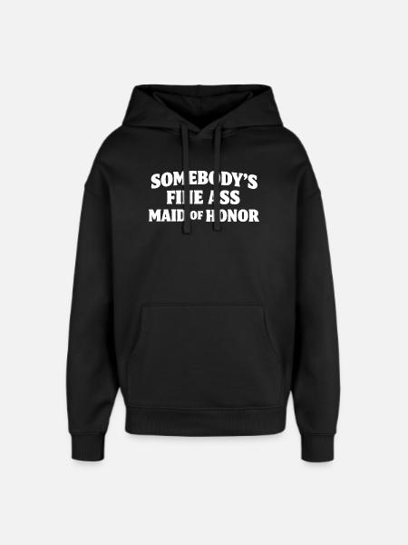 Jemandes feine Trauzeugin - Oversized Unisex Hoodie von Stanley/Stella - Schwarz