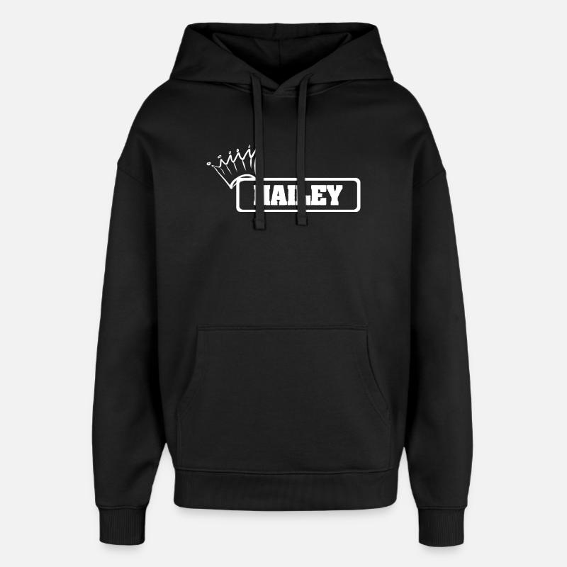 Kroenchen Hailey - Oversized Unisex Hoodie von Stanley/Stella - Schwarz