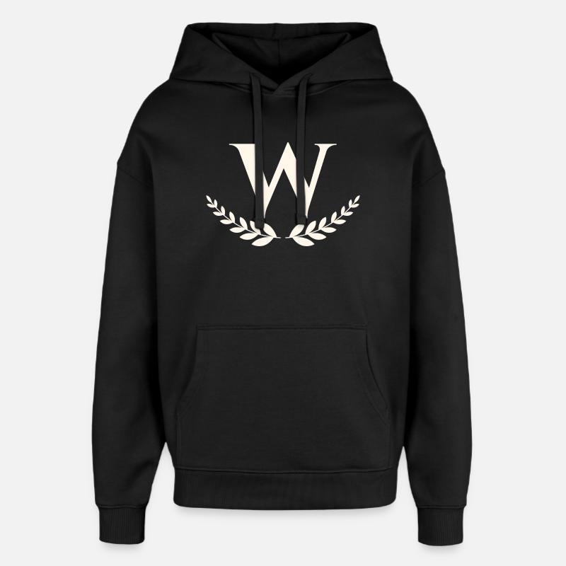 W - Sweat à capuche unisexe Stanley/Stella Oversized - noir