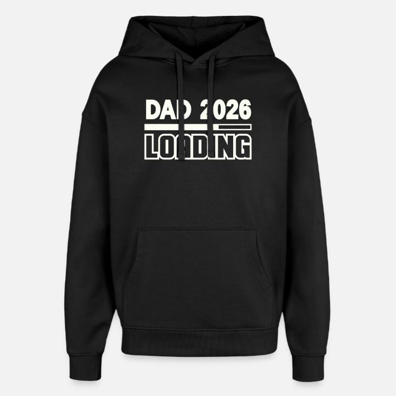dad_2026_loading- - Oversized Unisex Hoodie von Stanley/Stella - Schwarz