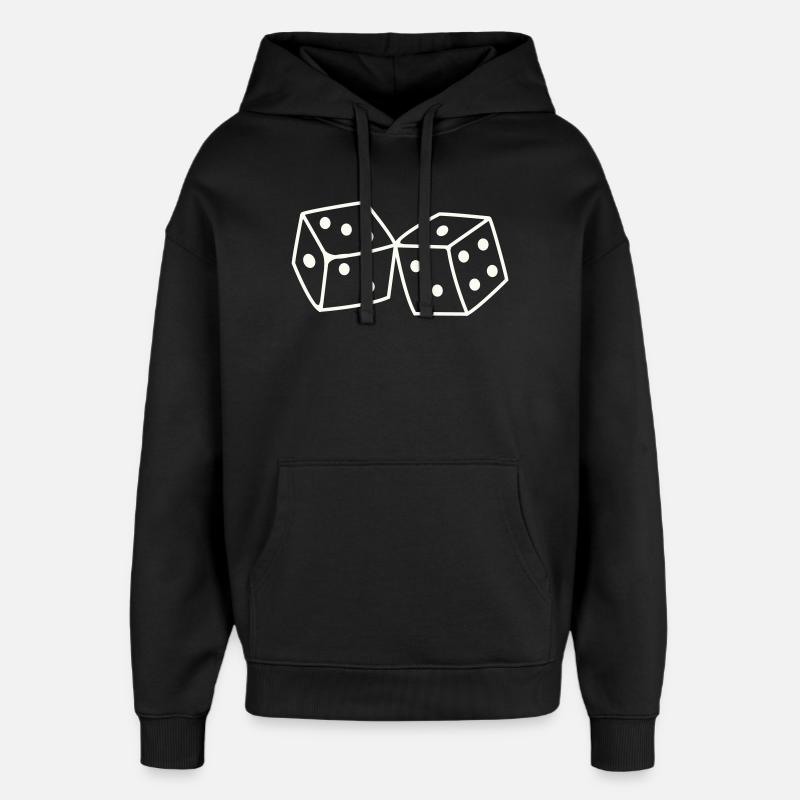 Cubes - Sweat à capuche unisexe Stanley/Stella Oversized - noir