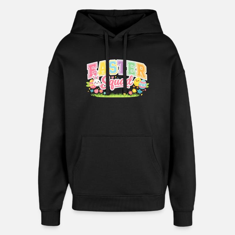 Easter Squad Egg Hunt - Oversized Unisex Hoodie von Stanley/Stella - Schwarz