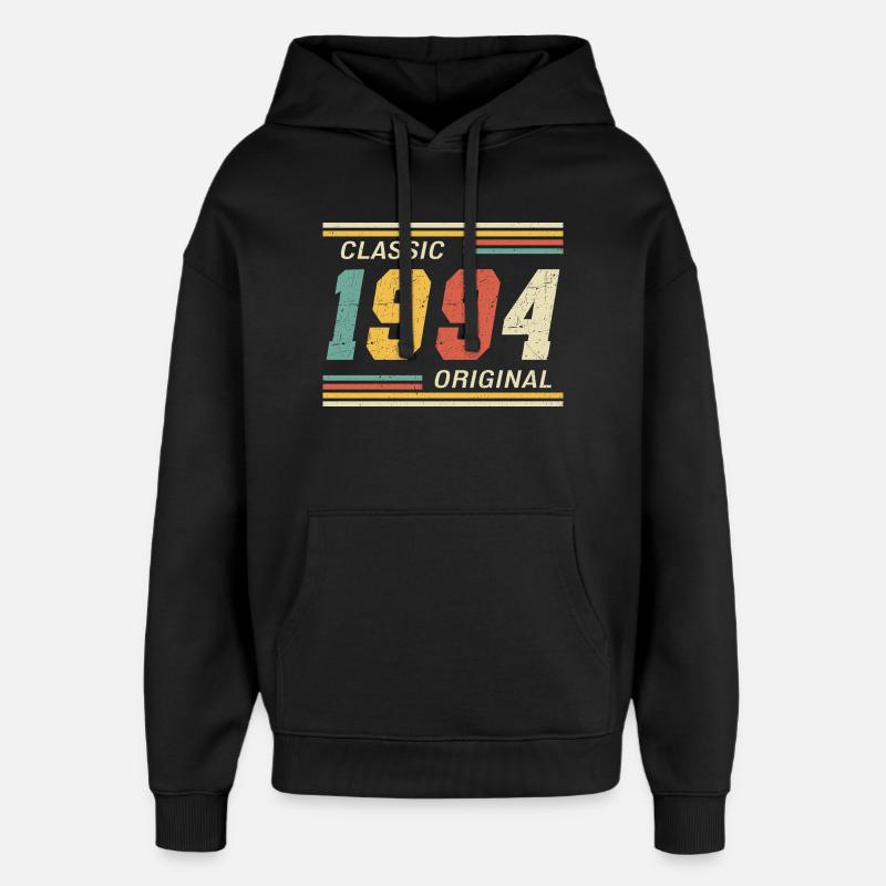 Classic 1994 original 1994 - Oversized Unisex Hoodie by Stanley/Stella - black