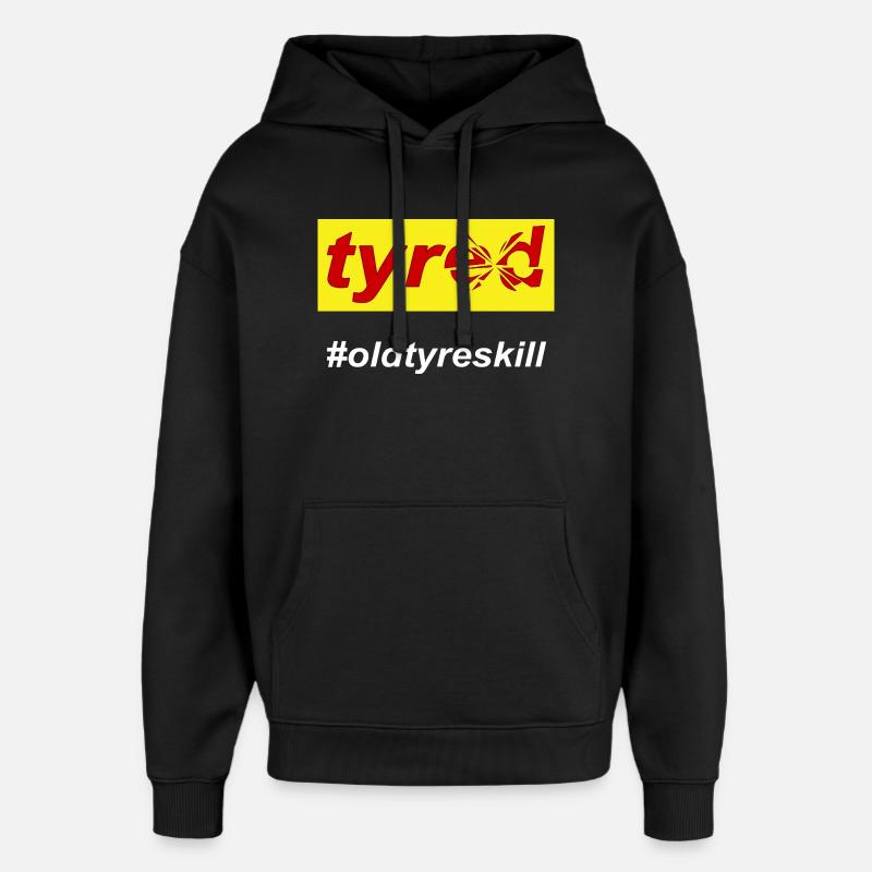 Müde, erschöpfte Mutter - Oversized Unisex Hoodie von Stanley/Stella - Schwarz