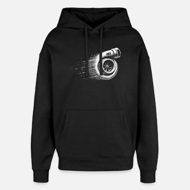 Turbocharger Boost Boosted Tuner Screwdriver - Oversized Unisex Hoodie by Stanley/Stella - black
