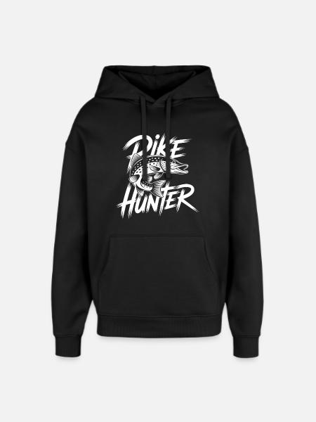 Pike Fishing - Oversized Unisex Hoodie by Stanley/Stella - black