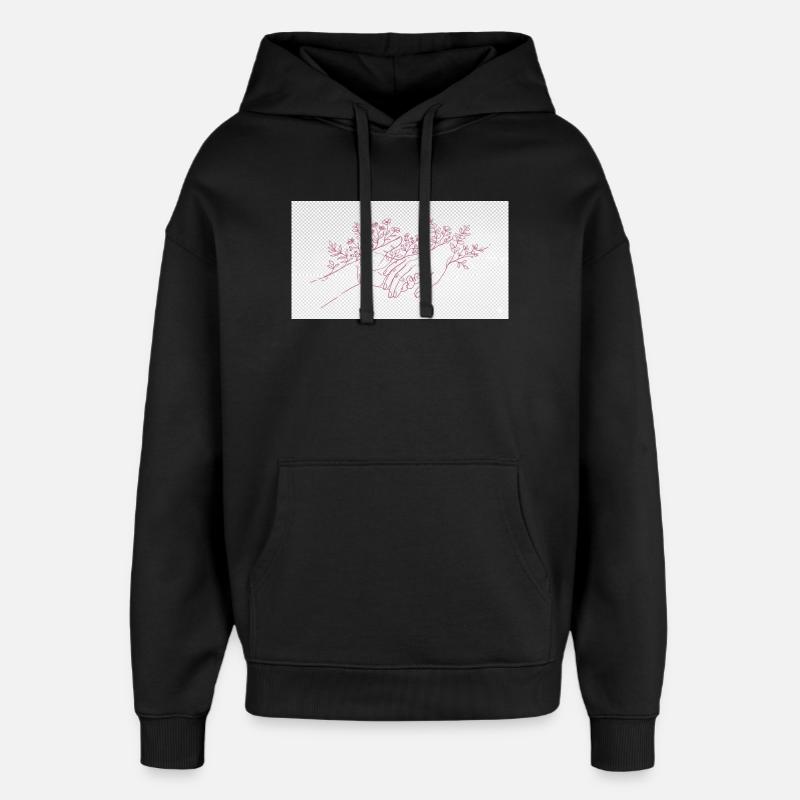 Hand of the Protector - Oversized Unisex Hoodie by Stanley/Stella - black