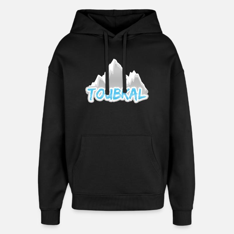 Cadeau pour Toubkal - Sweat à capuche unisexe Stanley/Stella Oversized - noir