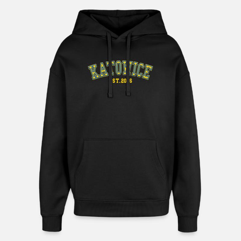 Katowice Fondée en 2006 - Sweat à capuche unisexe Stanley/Stella Oversized - noir