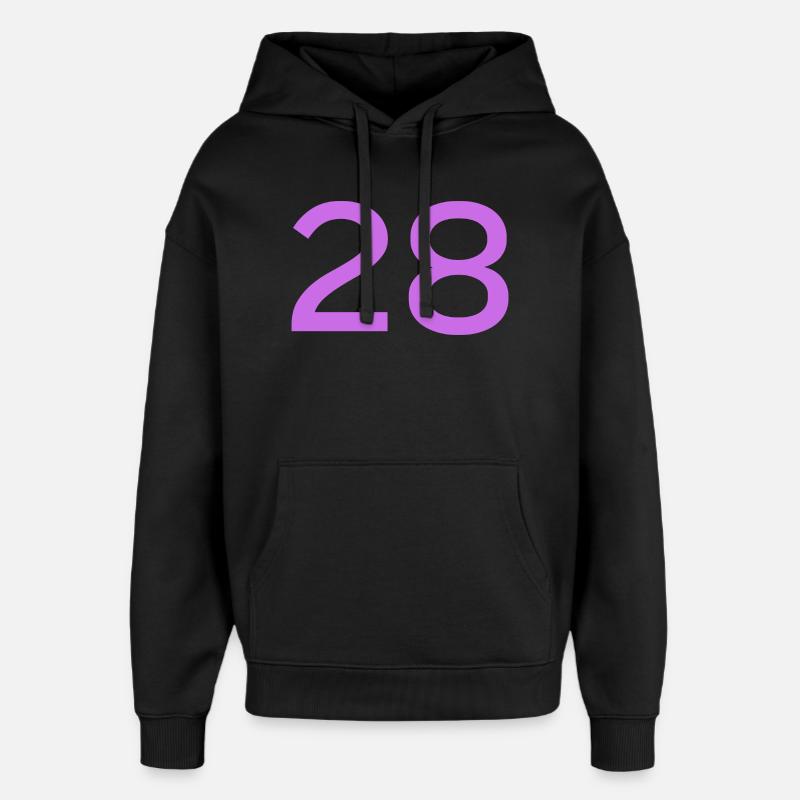 28 - Sweat à capuche unisexe Stanley/Stella Oversized - noir
