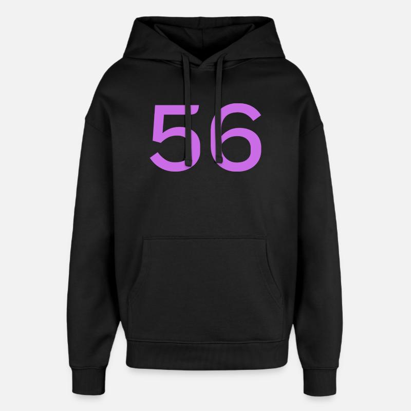 56 - Sweat à capuche unisexe Stanley/Stella Oversized - noir