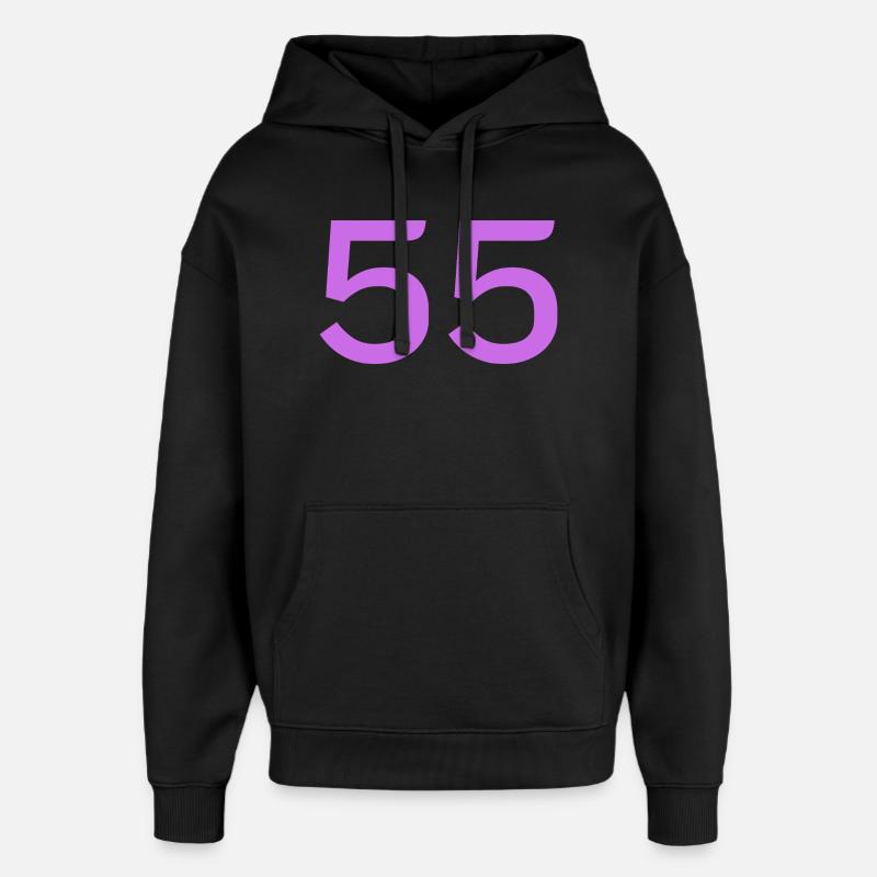 55 - Sweat à capuche unisexe Stanley/Stella Oversized - noir
