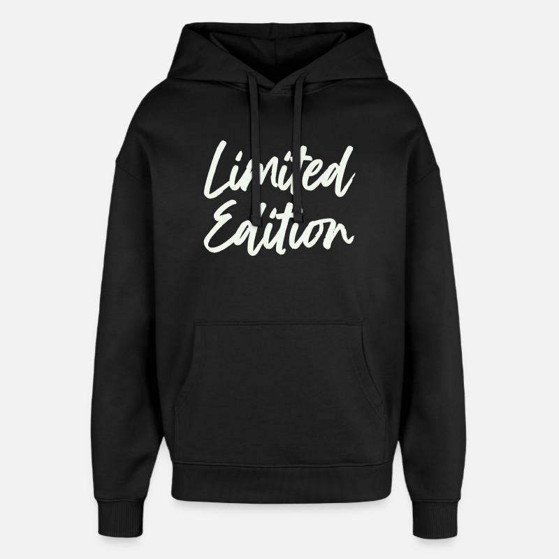 limited_edition- - Sweat à capuche unisexe Stanley/Stella Oversized - noir