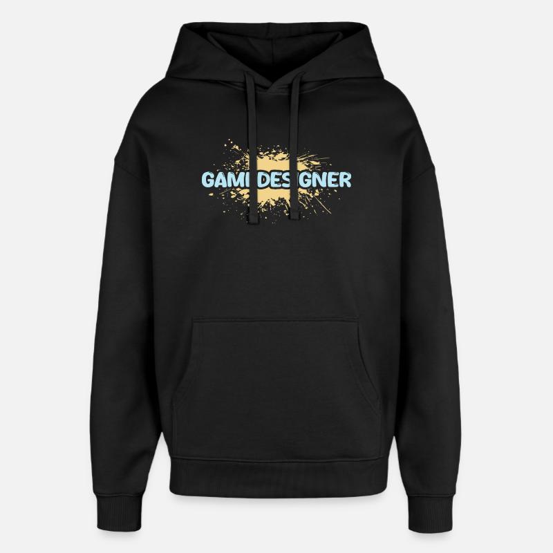 Profession Concepteur de jeux - Sweat à capuche unisexe Stanley/Stella Oversized - noir