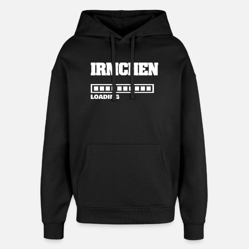 Irmchen - Sweat à capuche unisexe Stanley/Stella Oversized - noir