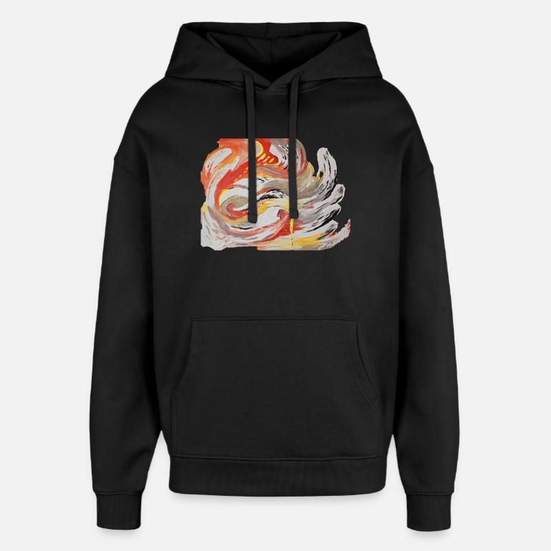 PHOENIX - Sweat à capuche unisexe Stanley/Stella Oversized - noir
