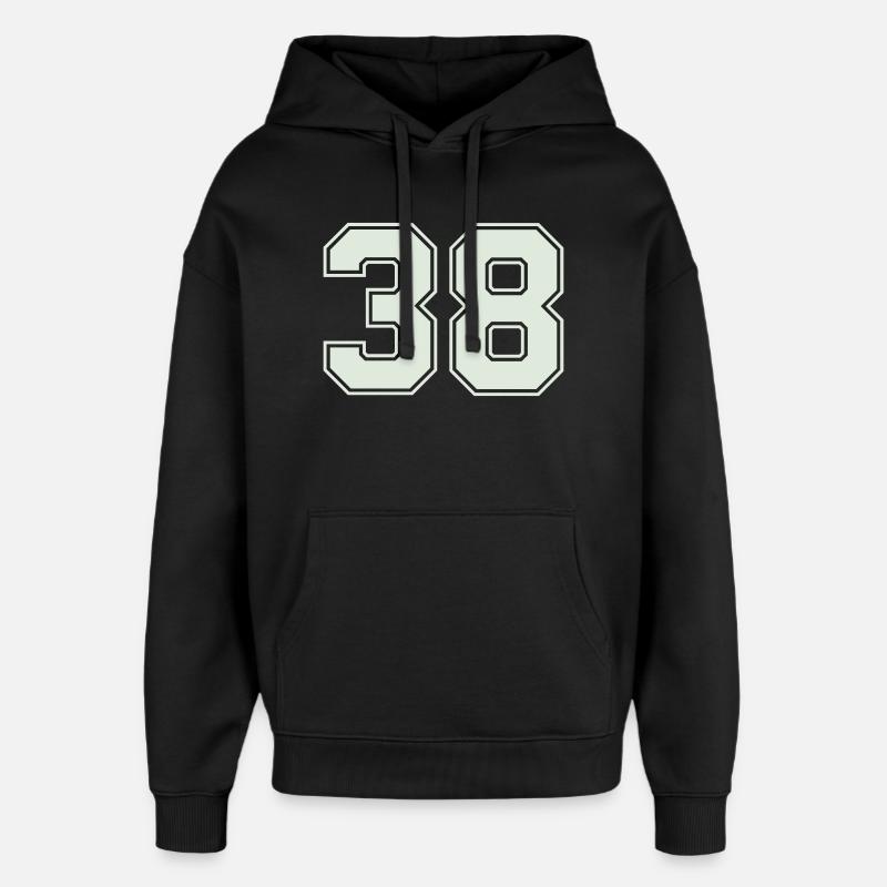 38- - Sweat à capuche unisexe Stanley/Stella Oversized - noir