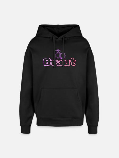Braut - Oversized Unisex Hoodie von Stanley/Stella - Schwarz