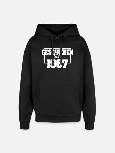 Sprueche 1967 - Oversized Unisex Hoodie von Stanley/Stella - Schwarz