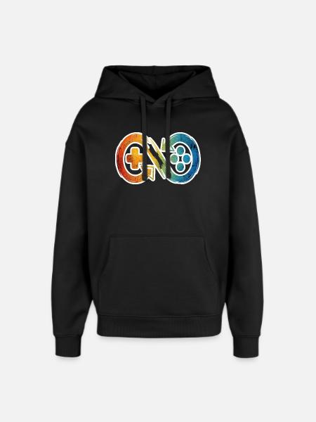Invinity Controller - Oversized Unisex Hoodie by Stanley/Stella - black