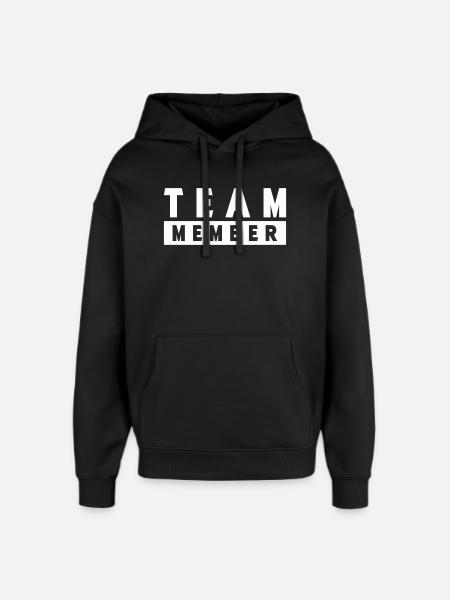 Team Member - Oversized Unisex Hoodie by Stanley/Stella - black
