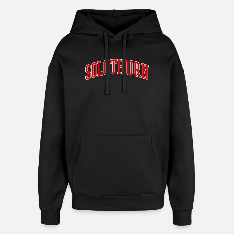 Slothurn College Arc - Sweat à capuche unisexe Stanley/Stella Oversized - noir