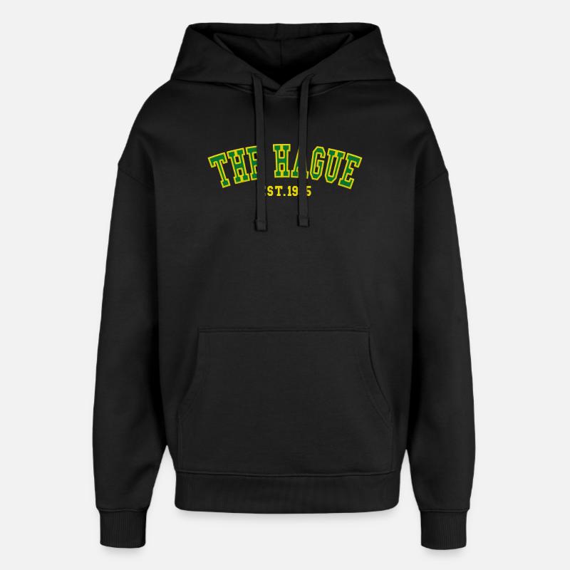 La Haye Est. 1995 - Sweat à capuche unisexe Stanley/Stella Oversized - noir