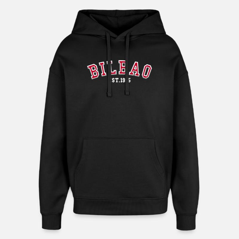 Bilbao Est. 1995 - Sweat à capuche unisexe Stanley/Stella Oversized - noir