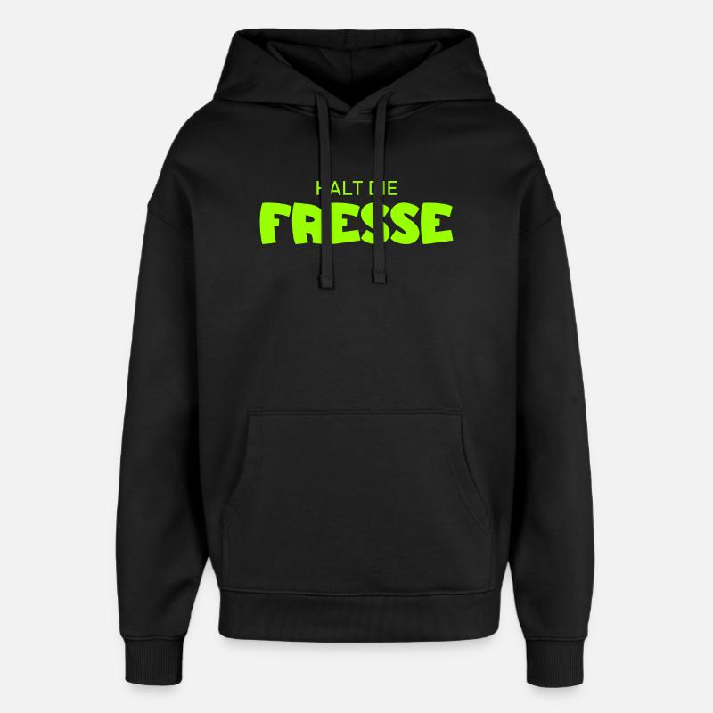 Tais-toi - Diction cool - Sweat à capuche unisexe Stanley/Stella Oversized - noir